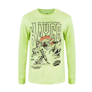 Jayce Comic Inspired Long Sleeve Tee