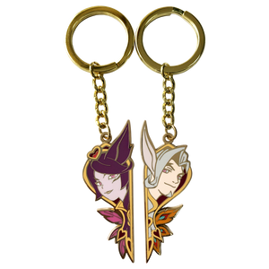 Sweetheart Xayah & Rakan Keychain Set