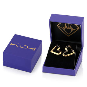 RockLove K/DA Ahri Heart Hoop Earrings